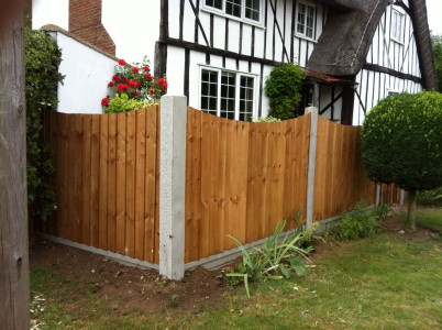 Wooden fence